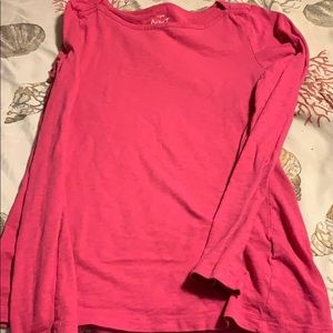 Jcrew pink artist long sleeve